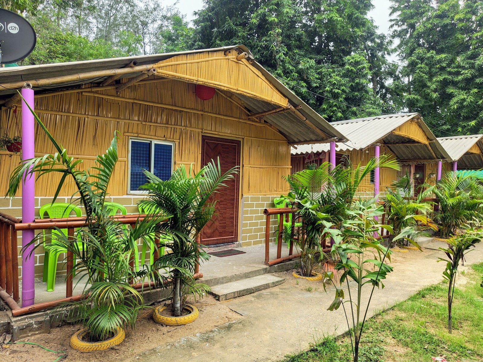 Wooden cottage Front